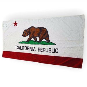 California Republic XL flag towel